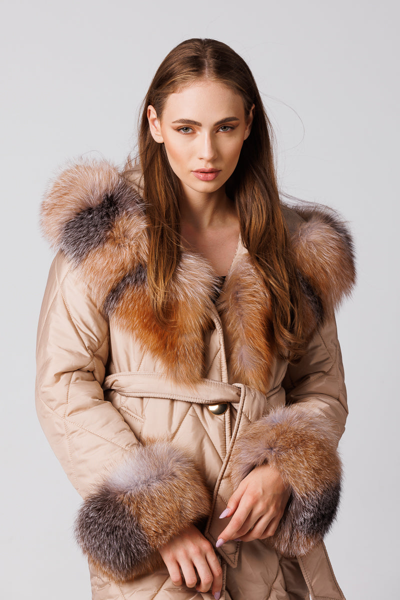 Geaca parka blana naturala Mareus Blanuri Naturale (66)