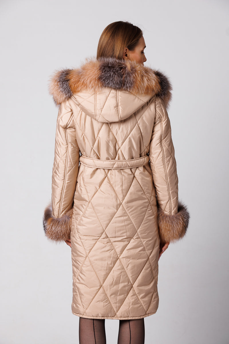 Geaca parka blana naturala Mareus Blanuri Naturale (66)