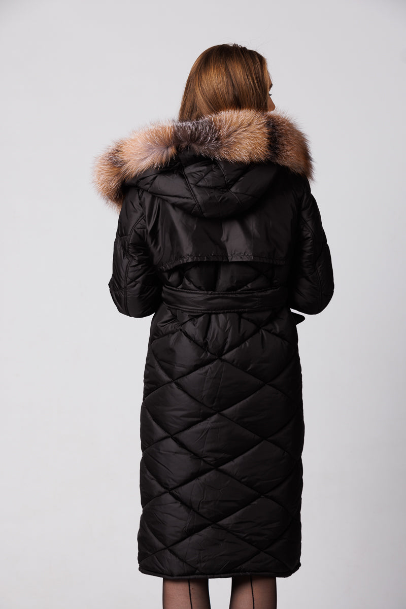 Geaca Parka blana naturala Mareus Blanuri Naturale (58)
